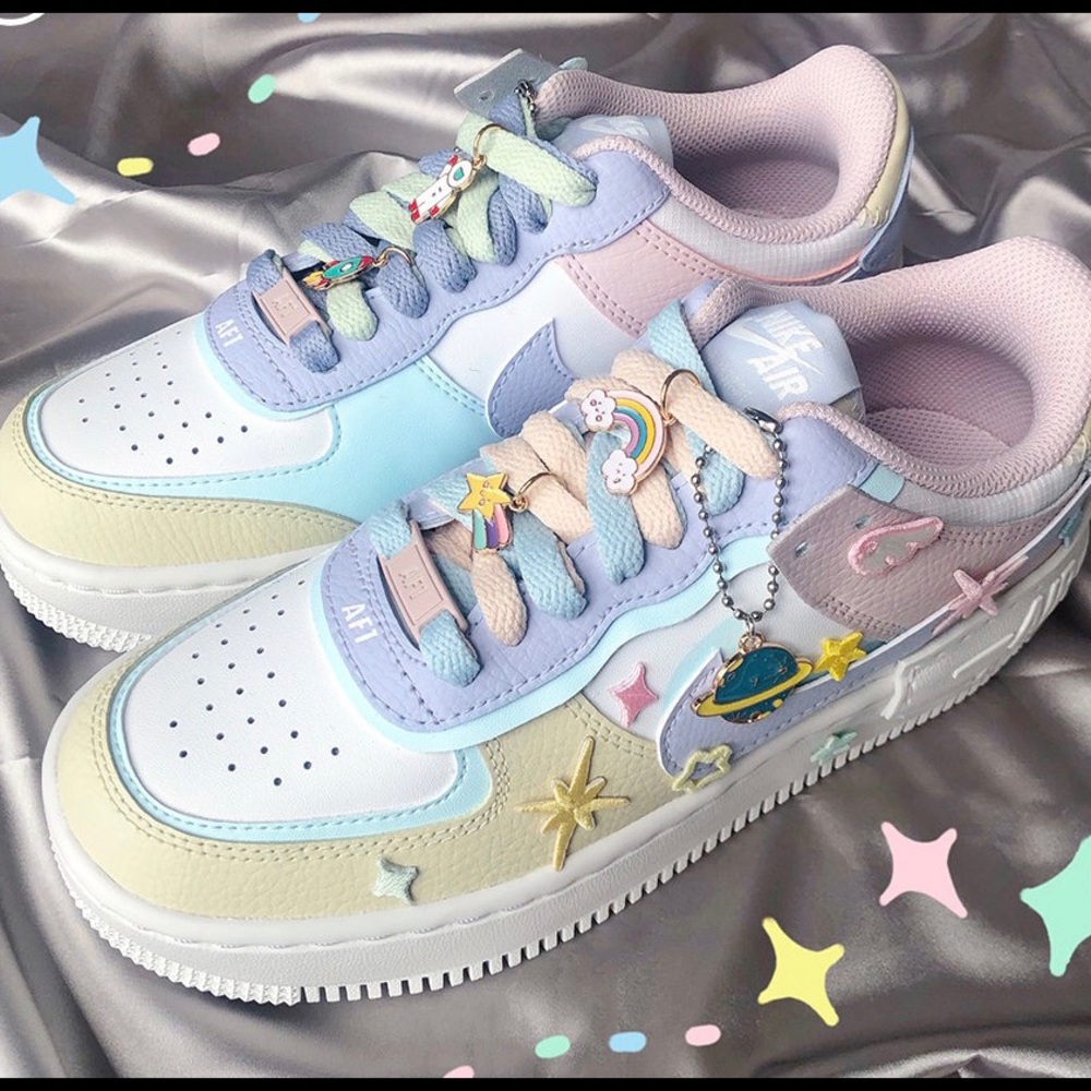 brand new pastel shoelaces set of 4